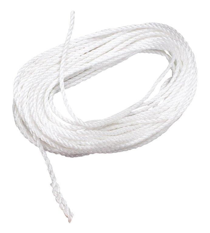 Werplijn drijvend 30 mtr, Ø8 mm wit