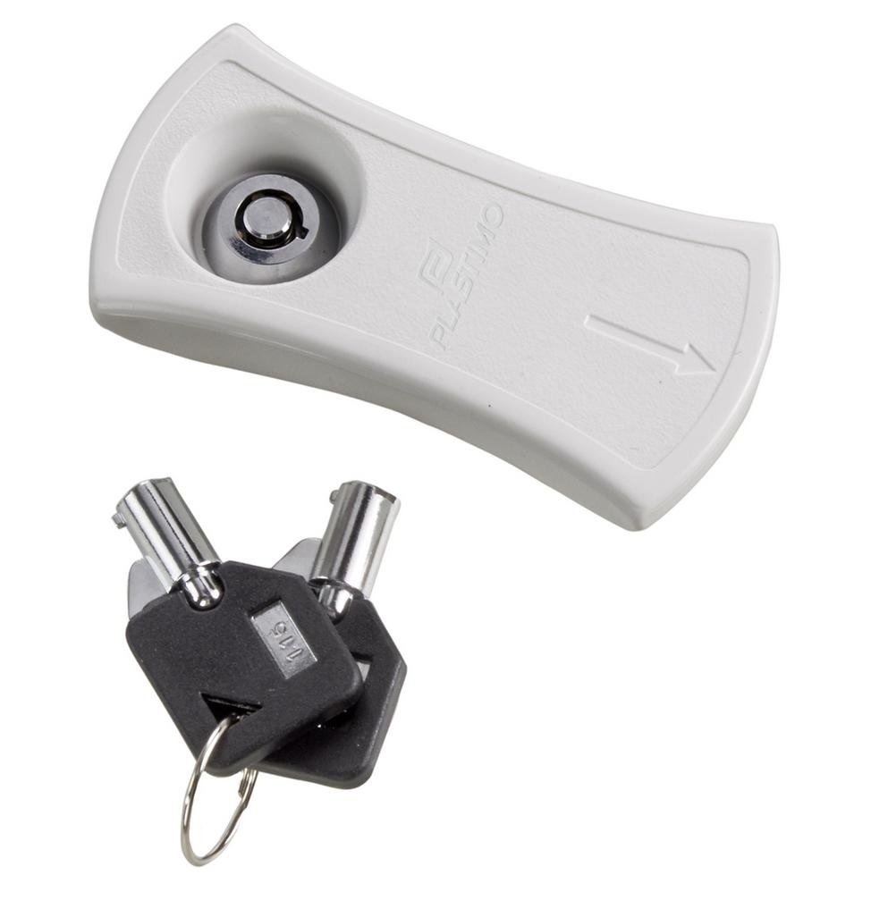 Slot voor toegangsluik wit