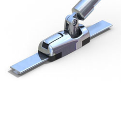 Kar voor RVS low profile rail dekmontage