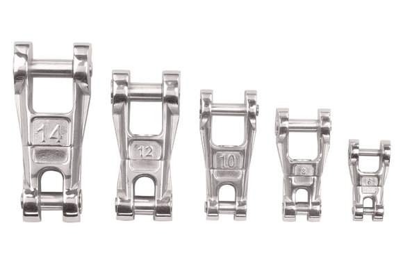 Ankerconnector RVS met wartel 10 mm