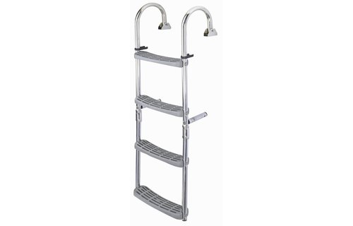 Zwemtrap RVS 2 vast & 3 klap treden