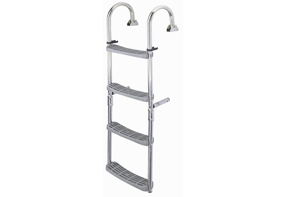 Zwemtrap RVS 2 vast & 3 klap treden