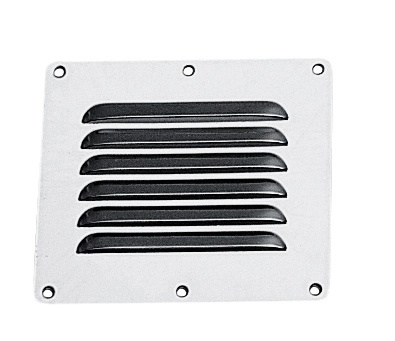 Ventilatierooster RVS 115 x 130 mm