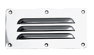 Ventilatierooster RVS 65 x 125 mm