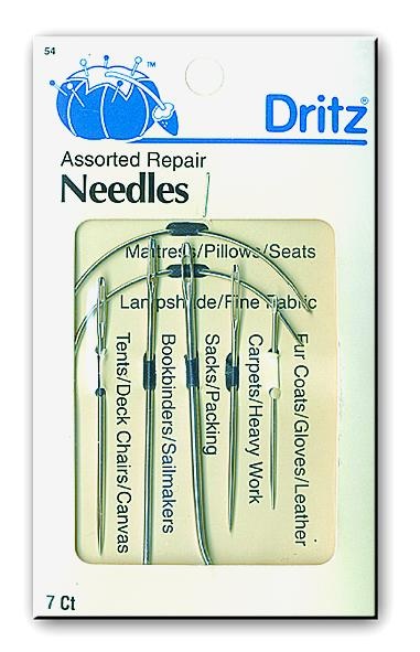 Set zeilmakersnaalden, 2 gebogen 5 recht