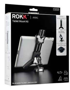 ROKK Mini set tablet houder en basis buismontage