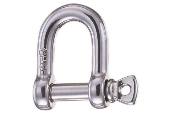 D-sluiting HR RVS 12 mm