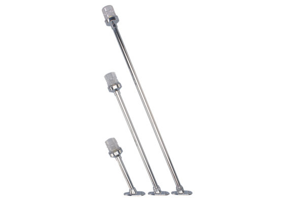 Navigatielicht wit op RVS paal 23 cm 2 nm