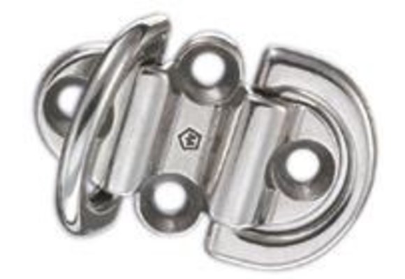 Scharnierend dekoog dubbel RVS 8 mm