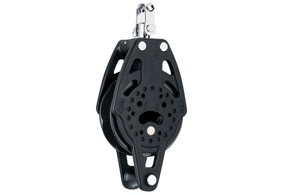 57C 1-schijfsblok met hondsvot, ratel en klem