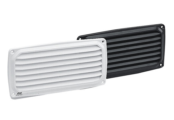 Ventilatierooster zwart 200 x 100 mm