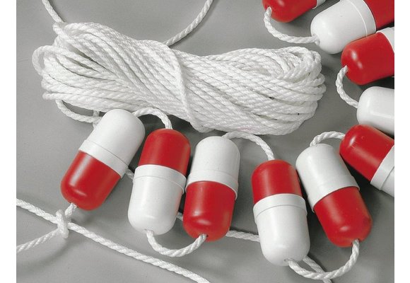 Drijver Ø6 14 cm rood/wit