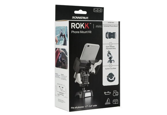 ROKK Mini set telefoon houder en basis buismontage