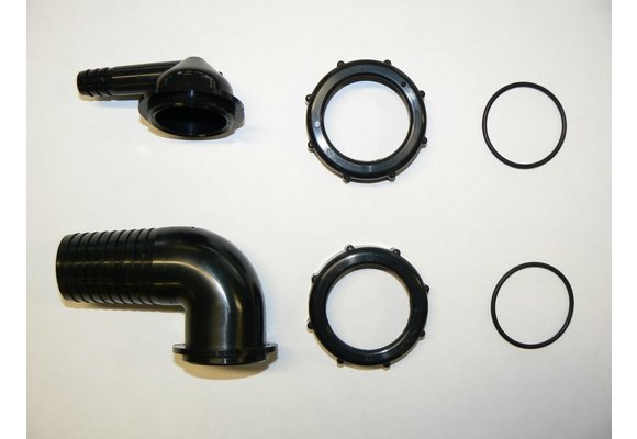 Aansluitset flexibele tank 38 & 12 mm