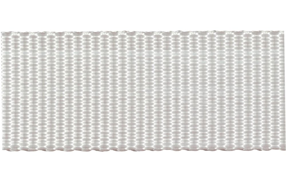 Polyesterband 51 mm heavy weight wit 25 meter