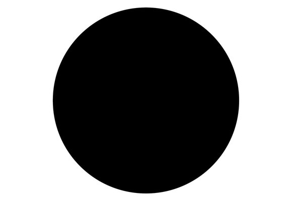 Polyester insignia plakdoek B142 cm zwart