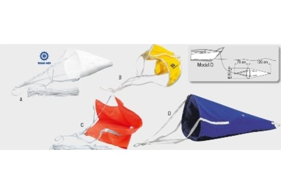 Drijfanker met 30m lijn en SOLAS keurmer