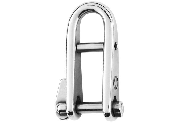 Sleutelsluiting met brug HR RVS 8 mm