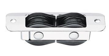 Bullet 29mm blok in-dek-in-lijn rvs plaat