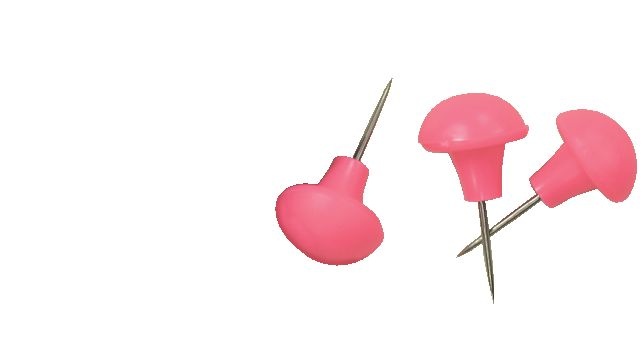 Pushpin roze (100)