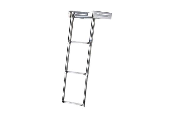 Zwemplatformtrap RVS opvouwbaar 3 treden
