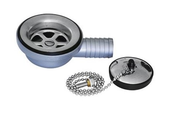 Afvoer wasbak 25 mm hoek aansluiting