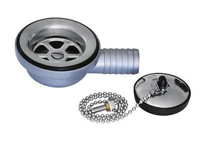 Afvoer wasbak 25 mm hoek aansluiting