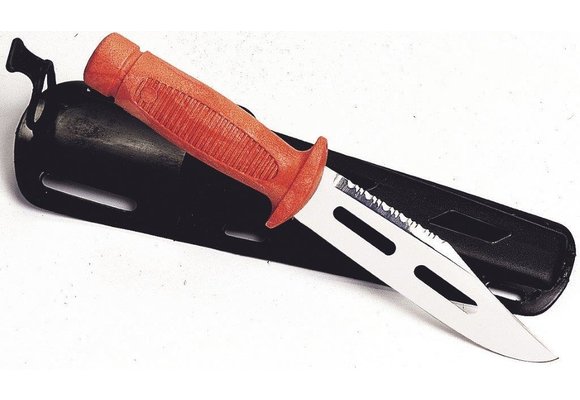 Mes RVS met houder 27 cm