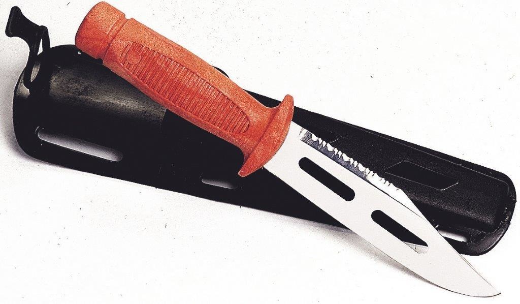 Mes RVS met houder 27 cm