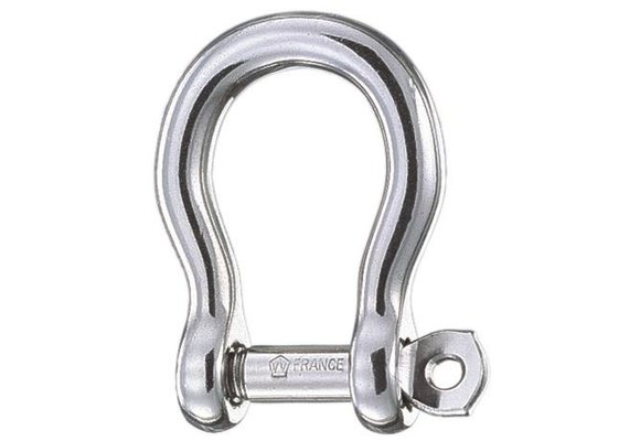 Harpsluiting gevangen pin RVS 6 mm