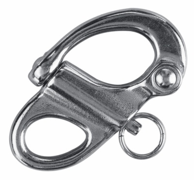 Snapsluiting RVS met oog 55 mm