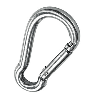 Karabijnhaak RVS 316 12 mm