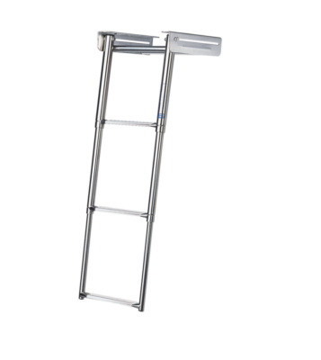 Zwemplatformtrap RVS opvouwbaar 4 treden