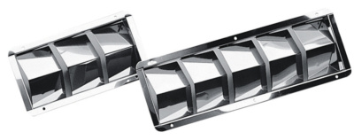 Ventilatierooster RVS met 5 sleuven