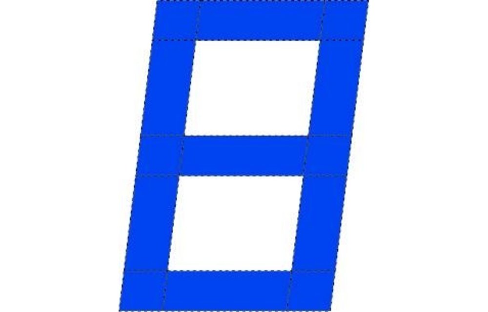 Computer 8 300 mm zwart