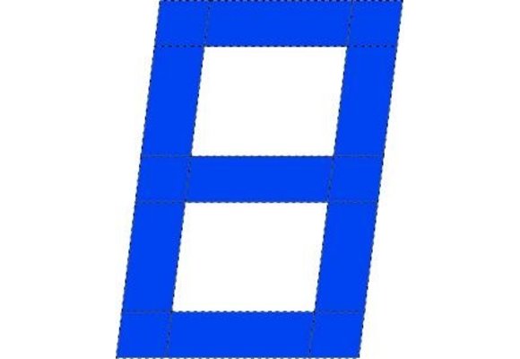 Computer 8 300 mm zwart