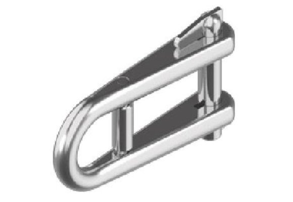 Sleutelsluiting met brug RVS 5 mm (10)