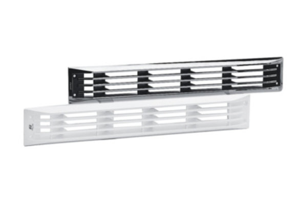 Ventilatierooster ABS 441 x 69 mm wit