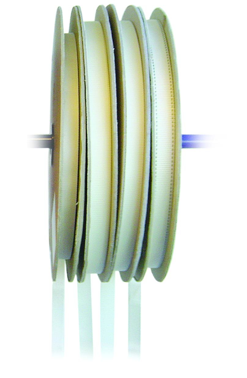 Polyester zeilband 20 mm wit