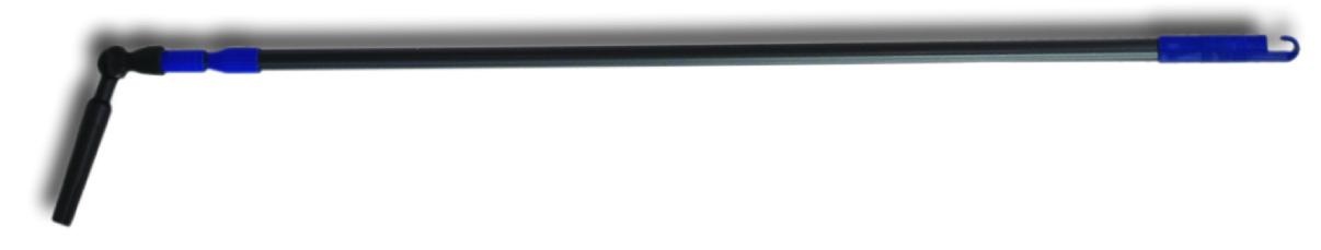 Telescoop steel met knik 2 m