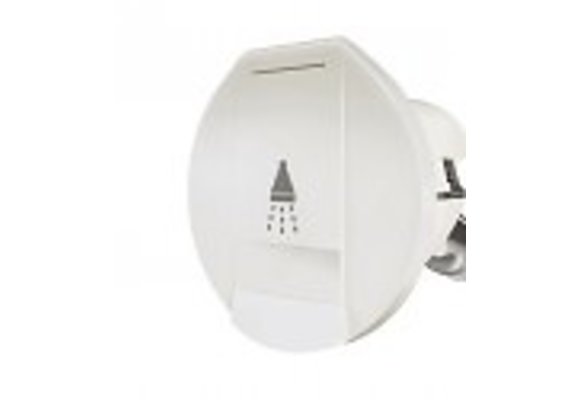 Behuizing doucheset wit rond