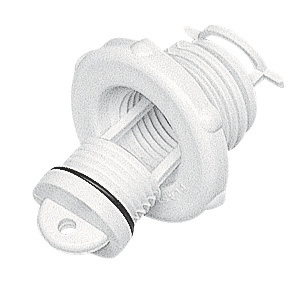 Lensplug rond met geborgde dop