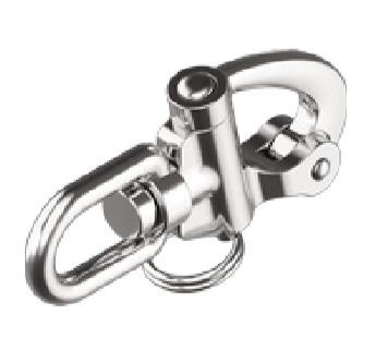 Snapsluiting met wartelend oog RVS 87 mm (10)