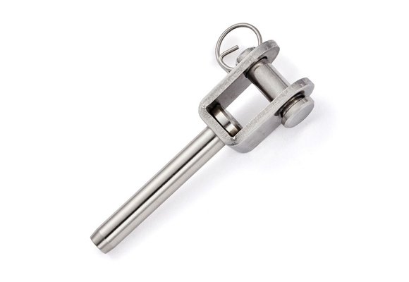 Gaffelterminal RVS tbv, zeeling 5 mm