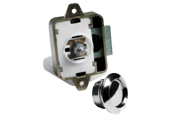 Drukknopslot voor deurdikte 16 mm