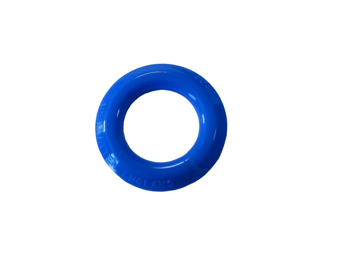Losse ring voor zeilkous RVS 12 mm blauw