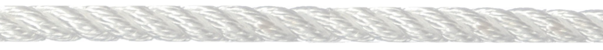 3-Strengs polyester 8 mm wit