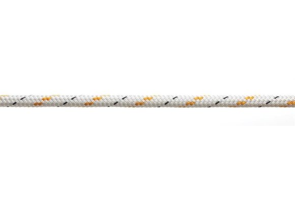 Doublebraid 10 mm wit/geel