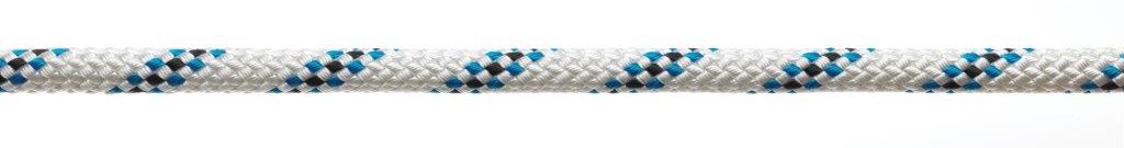 Marlowbraid 12 mm wit/blauw