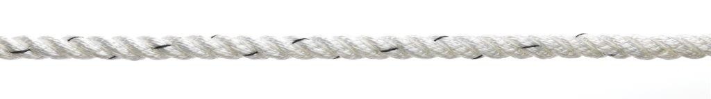 3-strengs polyester 20 mm wit